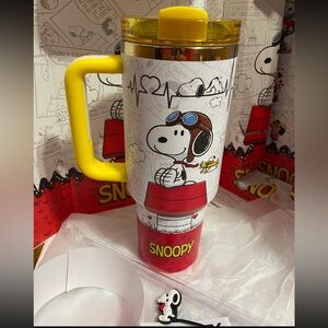 Stanley Snoopy Red and Yellow Party tumbler